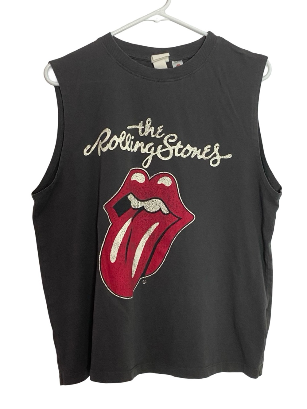 The Rolling Stones Band Tee Muscle Tshirt Tank Top Mens Unisex Size Medium